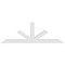 Ekena Millwork Saratoga Architectural Grade PVC Gable Bracket, 72"W x 24"H x 4"D x 4"F, 8/12 Pitch GBP072X24X0404SAR00 - alternate 2